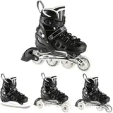 Nils Extreme 4-In-1 Inliner Eishockey Elvin Schwarz