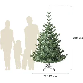 Evergreen Nobilis L künstlicher Weihnachtsbaum mit Ständer 210 cm