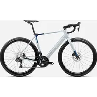 Orbea Gain M20i 2026 - Halo Silver (Matt) - Blue Carbon View (Gloss)