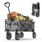 toboli Bollerwagen faltbar grau