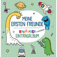 Schwager & Steinlein Meine Ersten Freunde - Kreatives Eintragalbum (Grün) Kartoniert (TB)