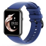 Smartwatch, Smartwatch Damen Herren, 1.69" HD Fitness Tracker Uhren für Android IOS, IP67 Wasserdicht Pulsmesser Schrittzähler Aktivitätstracker... - Blau