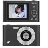 Fotografiewerkzeug für Kinder, kompakt, leicht, wiederaufladbar (schwarz)