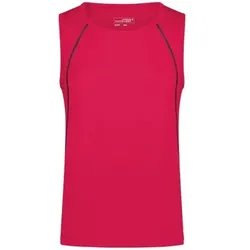 Herren Fitness Tanktop JN494, hellpink/titan, Größe XXL - hellpink/titan - XXL