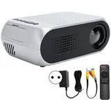 Mini-tragbarer 1080p-multifunktions-led-projektor Für Heimkino, 100-240v-netzteil (eu-stecker)