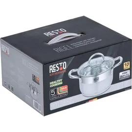 RESTO Kitchenware Edelstahl Kochtopf 18 cm