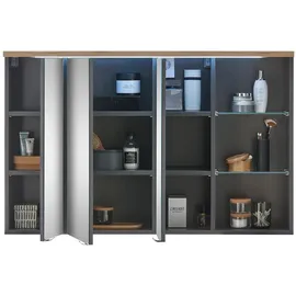 Die Möbelfundgrube MEMPHIS 110 cm grau mit LED-Beleuchtung