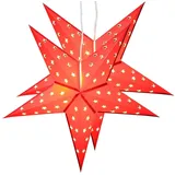 Brubaker Falt Weihnachtsstern 60 cm Rot