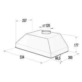 Gorenje BHI611ES Lüfterbausteine 55 cm