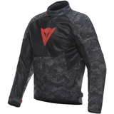 Dainese Ignite Air Camo, Textiljacke - Dunkelgrau/Schwarz/Neon-Rot - 56