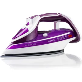 Haeger Pro Glider Dampfbügeleisen 2600 W lila/weiß