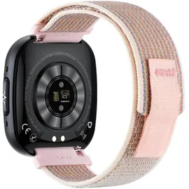 knauermann Neo 2 Eckig 40 mm Schwarz Klettband Rose