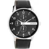 Oozoo Herren Armbanduhr Timepieces Analog Metall schwarz UOC11309 - Schwarz