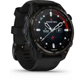 Garmin Descent MK3i - Schwarz - 43mm - Silikonarmband