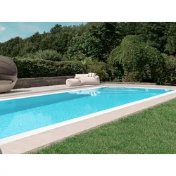 Polypropylen PP Pool 3,5x7,0m mit Überlauf