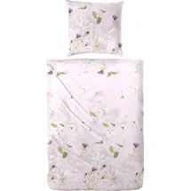 Primera Eden", 135x200+80x80 cm rosa/weiß/grün