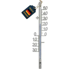 TFA Analoges Außenthermometer Silber/Schwarz 100x17x428