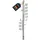 TFA Analoges Außenthermometer Silber/Schwarz 100x17x428