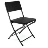 VCM Gartenstuhl Klappstuhl 40 x 80 x 38 cm schwarz