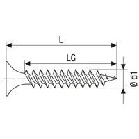 SPAX Schnellbauschrauben 3,9 x 45 mm 1000 Stück
