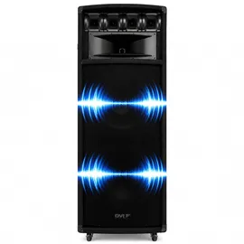 Pyle Audio PylePro PA Lautsprecher 1600W Passiv – 2x12" Subwoofer, 3-Wege Soundsystem mit Tragegriffen, robustes Gehäuse für DJ, Bühne, Heimkino, Events und Partys