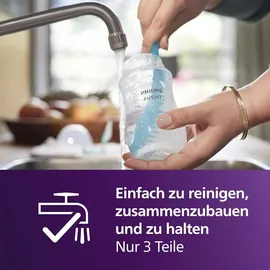 Philips Avent Natural Response Babyflasche 260ml, mittlere Durchflussrate - SCY903/03
