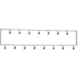 Wohnling Wandgarderobe WL6.445 Silber