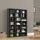VCM Megosa Standregal 105 x 19 x 136 cm Grau