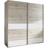 MID.YOU Schwebetürenschrank Chess - braun