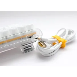 Ducky One 3 Aura White Mini Gaming Tastatur, RGB LED - Kailh Jellyfish Y US