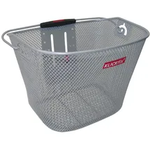 KLICKfix Fahrradkorb Uni Silber