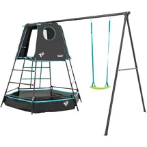TP Toys Spielturm Explorer mit Schaukel Schwarz