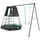 TP Toys Spielturm Explorer mit Schaukel Schwarz