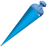 ROTH Bastelschultüte mit Verschluss, 700 mm, pazifikblau