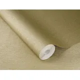 Rasch Textil Vliestapete Uni Sky Lounge 10,05 x 0,53 m 608618 gold
