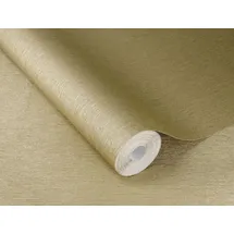 Rasch Textil Vliestapete Uni Sky Lounge 10,05 x 0,53 m 608618 gold