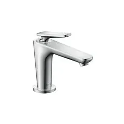 hansgrohe Axor Citterio C CoolStart Waschtischarmatur 49020000 ohne Struktur, chrom, Ausladung 128mm, Ablauf unverschließbar