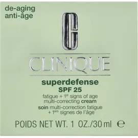 Clinique Superdefense SPF 25 Fatigue + 1st Signs of Age Multi-Correcting Cream combination oily to oily skin 30 ml