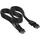 Corsair Premium Einzeln Ummantelte PCIe 12V-2x6 zu PCIe 12V-2x6 600W Netzteilkabel – Dreilagiges Mesh-Paracord, Flache Kabelkämme, Kompatibel mit 12V-2x6-Netzteilen – Schwarz