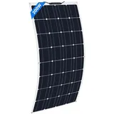 200W Flexibel Solarpanel Solarmodul Monokristallin Solarzelle Photovoltaik für Wohnmobil Dächer Camping 0% MwSt