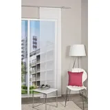 HOME WOHNIDEEN Schmidt Schiebevorhang Prim 60 x 245 cm Polyester Weiß Wollweiß