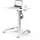 SENSE7 Mobiler comp Computertisch Schreibtisch Tischplatte 70 x 52 cm Weiß