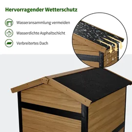 MCombo Gartenschrank 1,17 x 2,75 m Natur