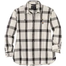 CARHARTT Heavyweight Twill Damen Hemd, schwarz-weiss, Größe S
