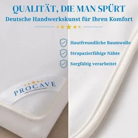 procave Matratzenschoner wasserdicht 90 x 200 cm weiß