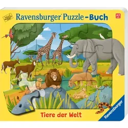 Ravensburger Puzzle-Buch: Tiere der Welt
