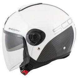 Exo-City II Carbo Open Face Helm weiß M
