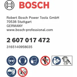 Bosch Professional HM Fräser-Set 15-tlg. 2607017472