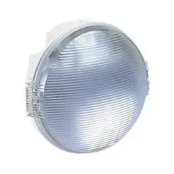 Legrand 062426 Feuchtraumleuchte für 2 x 9 W Kompakt-Leuchtstofflampen, weiß, G 23 Fassung