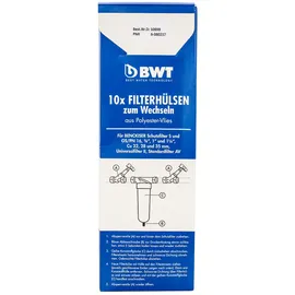 BWT 10 Stück BWT Filtervlies für Filter S und GS 3/4' - 1 1/4'